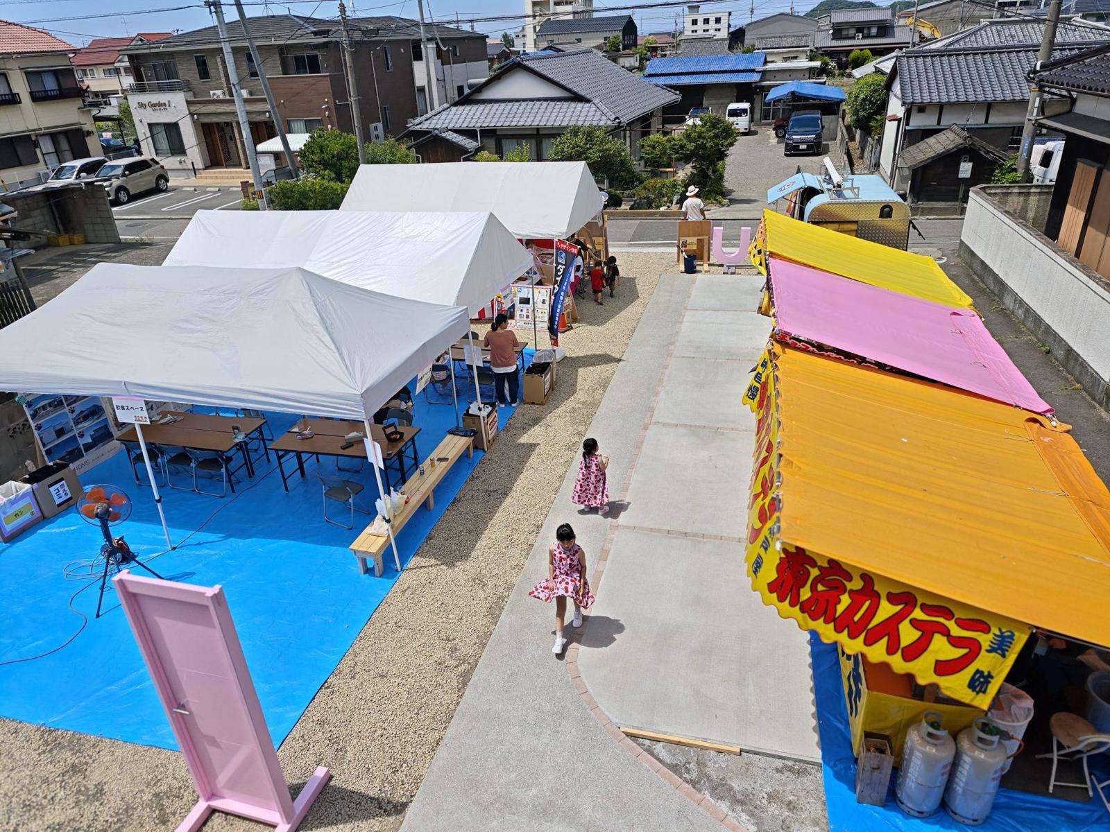 HARU×ダイヤホーム オープンイベントの会場風景（新居浜市北内町）