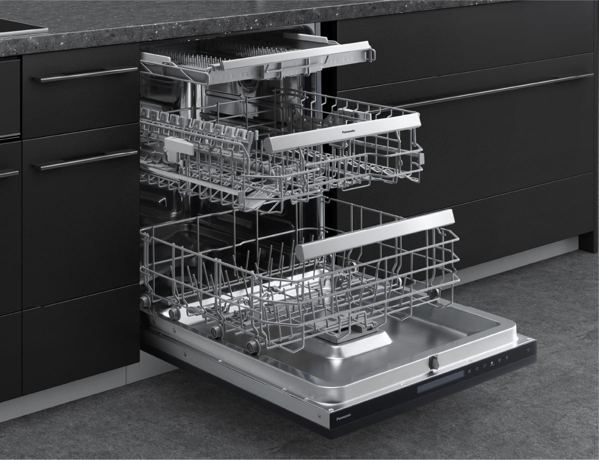 パナソニック フロントオープン食洗機 60cmワイドタイプ NP-60EF1W