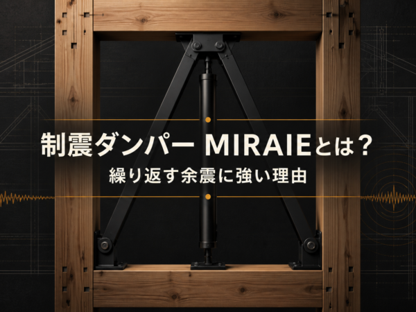 制震ダンパーMIRAIEとは？繰り返す余震に強い理由